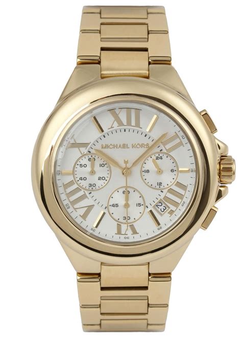 mens michael kors gold watch uk|Michael Kors chronograph gold.